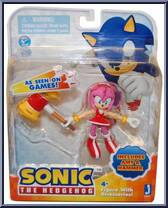 Amy (Hammer) from Sonic the Hedgehog - As Seen on Games manufactured by Jazwares [Front]