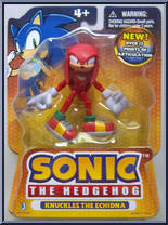 Knuckles the Echidna from Sonic the Hedgehog - 3" Scale manufactured by Jazwares [Front]
