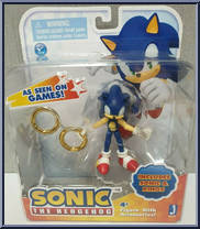 Sonic (2 Rings) from Sonic the Hedgehog - As Seen on Games manufactured by Jazwares [Front]