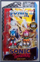 Sonic / Amy from Sonic the Hedgehog - Comic Packs manufactured by Jazwares [Front]