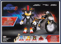 Shadow + Motorcycle from Sonic the Hedgehog 3 - Vehicles manufactured by Jakks Pacific [Back]