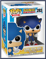 Sonic with Ring from Sonic the Hedgehog - Pop! Vinyl Figures manufactured by Funko [Front]