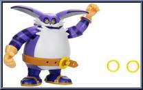 Big The Cat (with Rings) from Sonic the Hedgehog - Basic Series manufactured by Jakks Pacific [Loose]