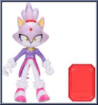 Blaze (with Sol Emerald) from Sonic the Hedgehog - Basic Series manufactured by Jakks Pacific [Loose]