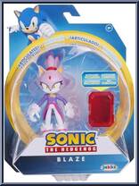 Blaze (with Sol Emerald) from Sonic the Hedgehog - Basic Series manufactured by Jakks Pacific [Front]