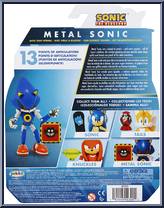 Metal Sonic (with Trap Spring) from Sonic the Hedgehog - Basic Series manufactured by Jakks Pacific [Back]