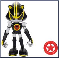 Metal Sonic 3.0 (with Red Star) from Sonic the Hedgehog - Basic Series manufactured by Jakks Pacific [Loose]