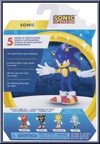 Modern Sonic from Sonic the Hedgehog - Mini manufactured by Jakks Pacific [Back]