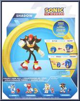 Shadow (with Sonic Disk) from Sonic the Hedgehog - Basic Series manufactured by Jakks Pacific [Back]
