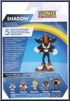 Shadow from Sonic the Hedgehog - Mini manufactured by Jakks Pacific [Back]