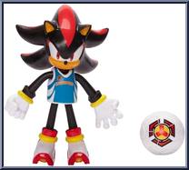 Shadow (with Soccer Ball) from Sonic the Hedgehog - Basic Series manufactured by Jakks Pacific [Loose]