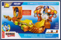 Super Sonic Deluxe Playset from Sonic the Hedgehog - Go Go Racers manufactured by Jakks Pacific [Front]