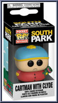 Cartman with Clyde from South Park - Pop! Keychains manufactured by Funko [Front]