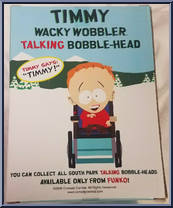 Timmy from South Park - Wacky Wobblers manufactured by Funko [Back]