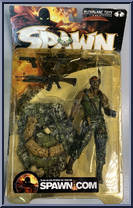 Al Simmons (Green Camo) from Spawn - Series 17 - Spawn Classic manufactured by McFarlane [Front]