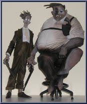 Sam & Twitch STI.022 from Spawn - Series 25 - Classic Comic Covers 2 manufactured by McFarlane [Loose]