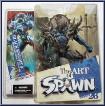 Spawn the Black Knight (Dark Ages Issue 1 Cover Art)  from Spawn - Series 26 - The Art of Spawn manufactured by McFarlane [Front]