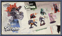 Spawn vs. Cy-Gor (Issue 57 Cover Art)  from Spawn - Series 26 - The Art of Spawn manufactured by McFarlane [Back]