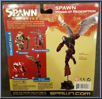 Wings of Redemption Spawn from Spawn - Series 34 - Spawn Classics manufactured by McFarlane [Back]
