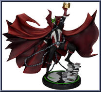 Spawn #1 (Black White & Red All Over) Action Figure