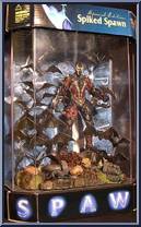 Spiked Spawn from Spawn - Movie - Deluxe Display Cases manufactured by McFarlane [Front]