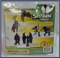 Raven Spawn from Spawn Reborn - Series 1 manufactured by McFarlane [Back]
