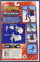 Spider-Man (Super Jab) from Spider-Man (2000) - Series 10 manufactured by Toy Biz [Back]