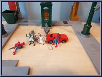 Stunt System (Start Playset) from Spider-Man (2000) - Stunt System - Basic manufactured by Toy Biz [Loose]