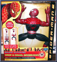 Drop & Crawl Spider-Man (Sound Activated) from Spider-Man 2 - Movie - Other Figures manufactured by Toy Biz [Front]