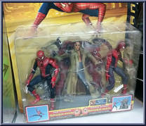Spider-Man (Web Climbing) / Spider-Man (Battle Attack) from Spider-Man 2 - Movie - Collector Series manufactured by Toy Biz [Front]