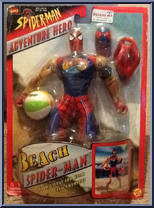 Spider-Man (Beach) from Spider-Man - Adventure Hero - Carded manufactured by Toy Biz [Front]