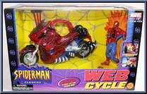 Web Cycle from Spider-Man - Classics - Vehicles manufactured by Toy Biz [Front]