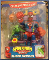 Spider-Man (Ocean Dive) from Spider-Man & Friends - Basic Series manufactured by Toy Biz [Front]