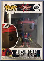 Miles Morales (Unmasked) from Spider-Man - Spider-Man Into the Spiderverse Pop! manufactured by Funko [Front]