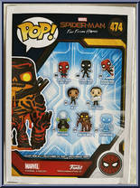 Molten Man from Spider-Man - Spider-Man Far From Home Pop! manufactured by Funko [Back]