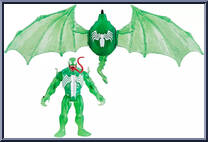 Green Symbiote (Hydro Wing Blast) from Spider-Man - Epic Hero Series - Web Splashers manufactured by Hasbro [Loose]