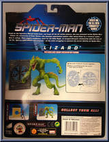 Lizard from Spider-Man - MTV Animated Series - Basic Series manufactured by Toy Biz [Back]