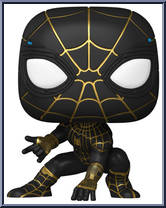 Spider-Man (Black & Gold Suit) (10" Scale) Action Figure
