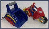 Rip 'n Rev Cycle from Spider-Man - Vehicles manufactured by Toy Biz [Loose]