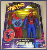 Spectacular Spider-Man / Scarlet Spider from Spider-Man - 12" Special Collector's Edition manufactured by Toy Biz [Front]