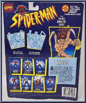 Smythe from Spider-Man - Animated - Series 1 manufactured by Toy Biz [Back]
