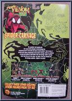 Spider-Carnage from Spider-Man - Venom - Along Came a Spider manufactured by Toy Biz [Back]