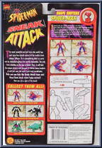 Spider-Man from Spider-Man - Shape Shifters manufactured by Toy Biz [Back]