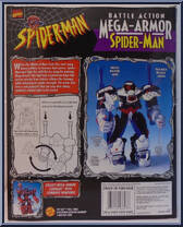 Spider-Man (Spider Armor) from Spider-Man - Mega Armor manufactured by Toy Biz [Back]