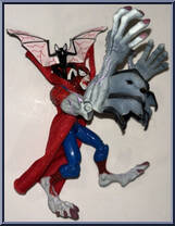 Spider-Man (Vampire) from Spider-Man - Vampire Wars manufactured by Toy Biz [Loose]