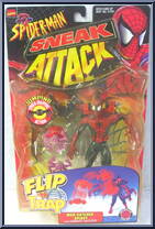 Spider-Man (Web Catcher) from Spider-Man - Flip 'N Trap manufactured by Toy Biz [Front]