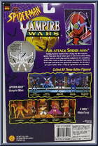 Spider-Man (Air-Attack) from Spider-Man - Vampire Wars manufactured by Toy Biz [Back]