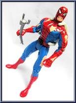 Spider-Man (Battle Ravaged) from Spider-Man - Animated - Series 5 manufactured by Toy Biz [Loose]