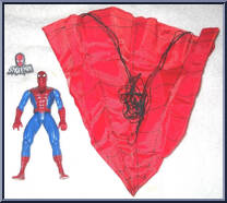 Spider-Man (Web Parachute) from Spider-Man - Animated - Series 2 manufactured by Toy Biz [Loose]