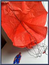 Spider-Man (Web Parachute) from Spider-Man - Animated - Series 2 manufactured by Toy Biz [Loose]